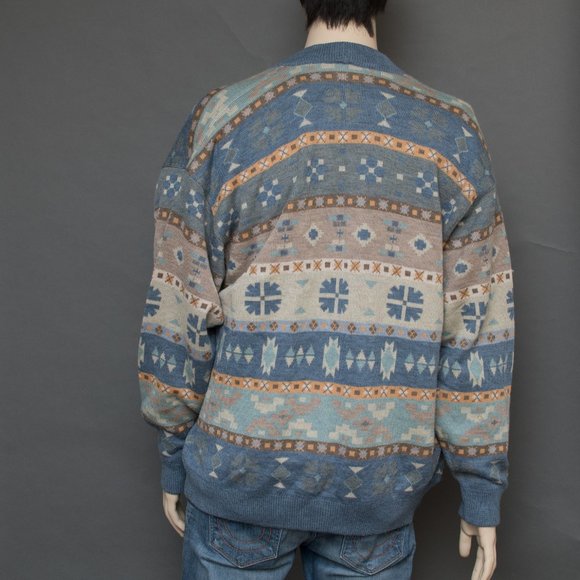 DALMINE UOMO Wool Sweater Size 54 Made in Italy - Picture 3 of 9